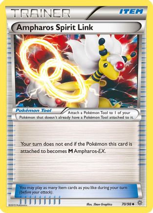 Ampharos Spirit Link (70) [XY - Ancient Origins] Reverse Holofoil - Deck Out Gaming