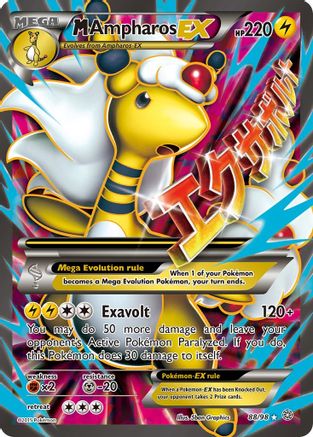 M Ampharos EX (88 Full Art) (88) [XY - Ancient Origins] Holofoil - Deck Out Gaming