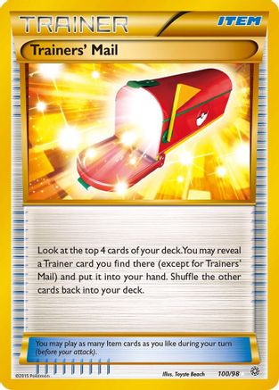 Trainers' Mail (Secret) (100) [XY - Ancient Origins] Holofoil - Deck Out Gaming