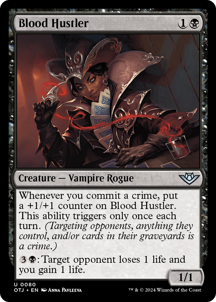 Blood Hustler (80) [Outlaws of Thunder Junction] foil - Deck Out Gaming