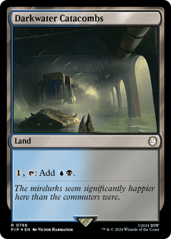 Darkwater Catacombs (Surge Foil) (788) [Fallout] foil - Deck Out Gaming