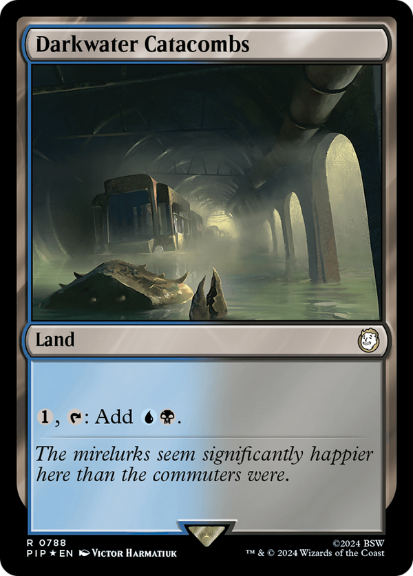 Darkwater Catacombs (Surge Foil) (788) [Fallout] foil - Deck Out Gaming