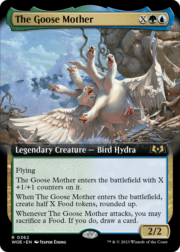 The Goose Mother (Extended Art) (362) [Wilds of Eldraine] - Deck Out Gaming