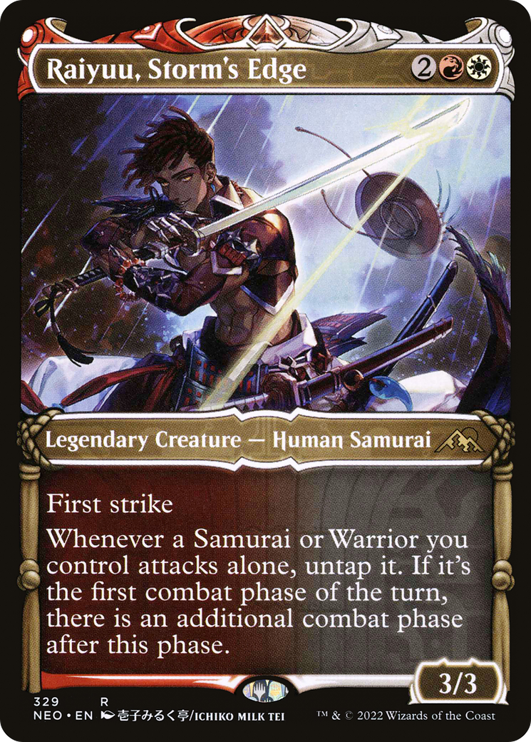Raiyuu, Storm's Edge (Showcase) (329) [Kamigawa: Neon Dynasty] foil - Deck Out Gaming