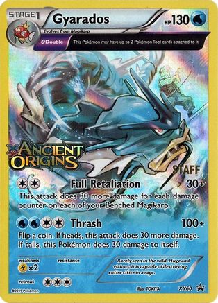Gyarados - XY60 (Prerelease) [Staff] (XY60) [XY Promos] Holofoil - Deck Out Gaming