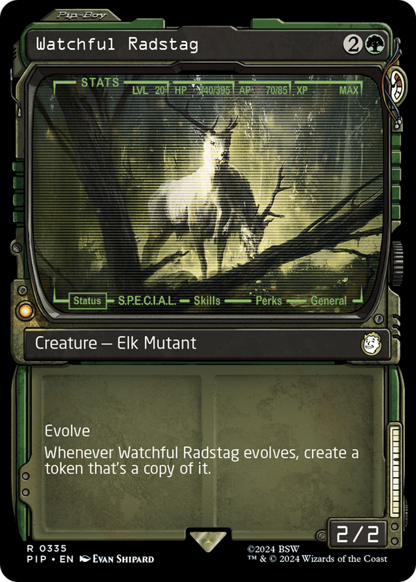 Watchful Radstag (Showcase) (335) [Fallout] - Deck Out Gaming