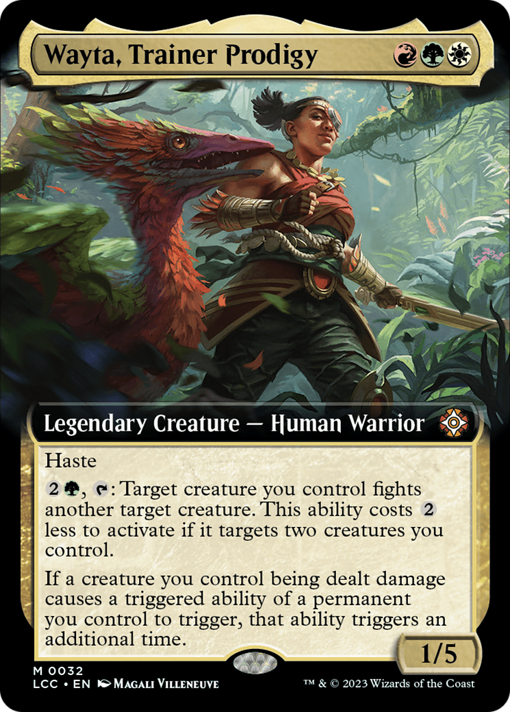 Wayta, Trainer Prodigy (Extended Art) (32) [The Lost Caverns of Ixalan Commander] foil - Deck Out Gaming