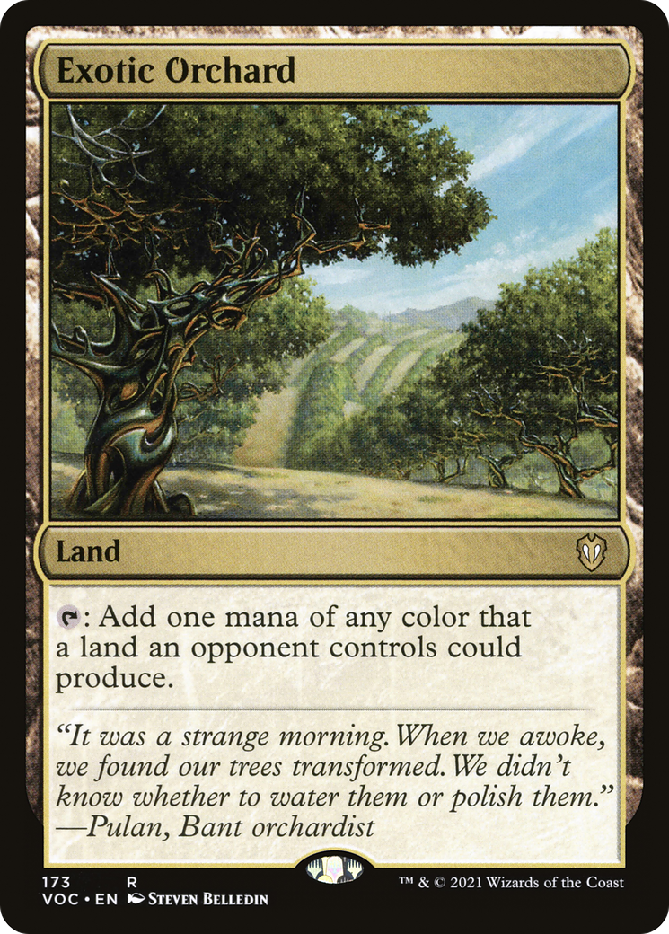 Exotic Orchard (173) [Crimson Vow Commander] - Deck Out Gaming
