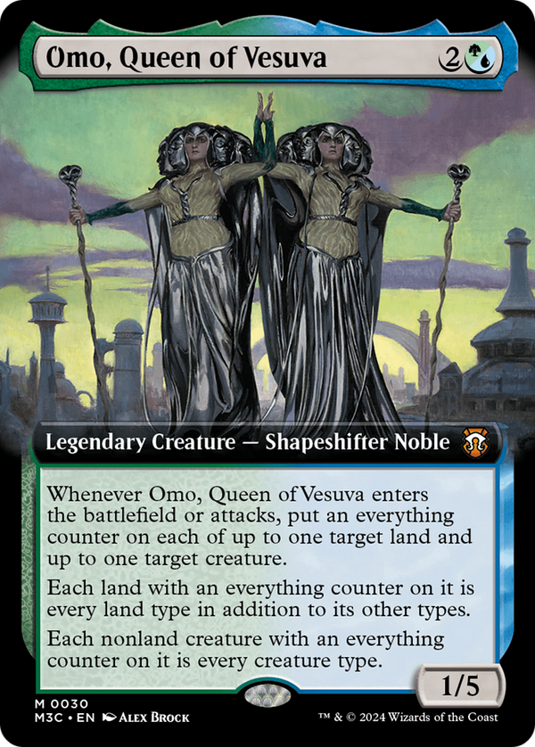 Omo, Queen of Vesuva (Extended Art) (30) [Modern Horizons 3 Commander] foil - Deck Out Gaming