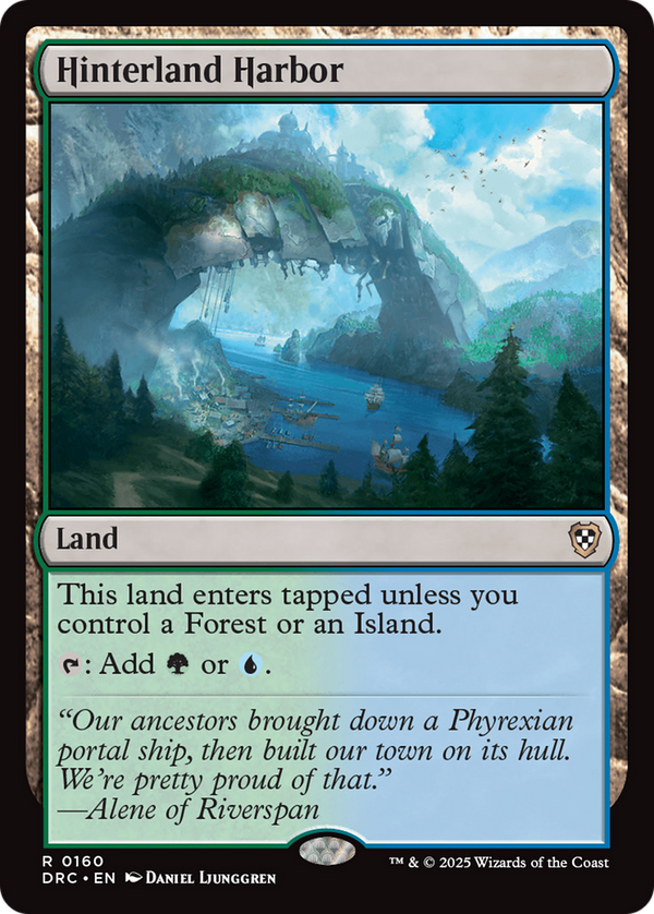 Hinterland Harbor (160) [Commander: Aetherdrift] - Deck Out Gaming