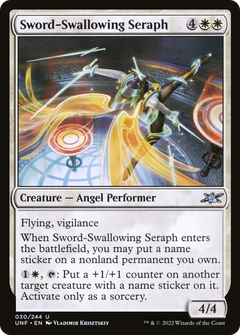Sword-Swallowing Seraph (30) [Unfinity] - Deck Out Gaming