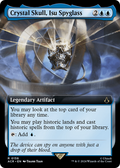 Crystal Skull, Isu Spyglass (Extended Art) (158) [Assassin's Creed] foil - Deck Out Gaming