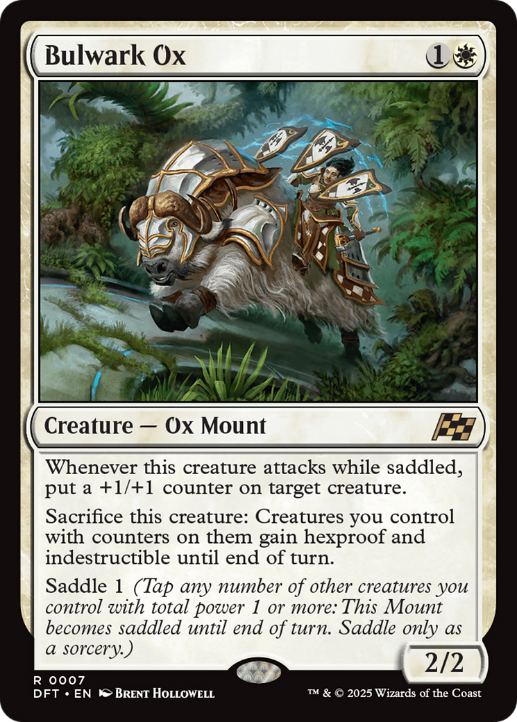 Bulwark Ox (7) [Aetherdrift] foil - Deck Out Gaming