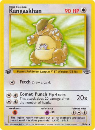 Kangaskhan (21) (21) [Jungle] 1st Edition - Deck Out Gaming
