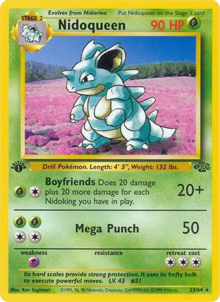 Nidoqueen (23) (23) [Jungle] 1st Edition - Deck Out Gaming