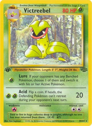 Victreebel (30) (30) [Jungle] 1st Edition - Deck Out Gaming