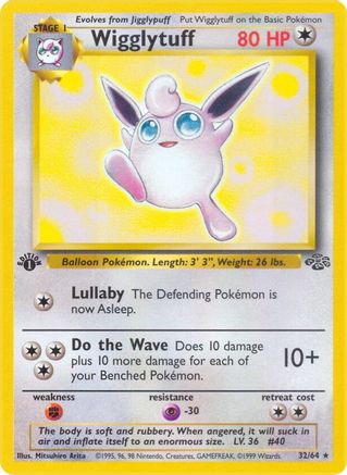 Wigglytuff (32) (32) [Jungle] 1st Edition - Deck Out Gaming