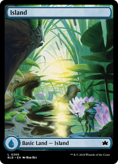 Island (0266) (266) [Bloomburrow] foil - Deck Out Gaming