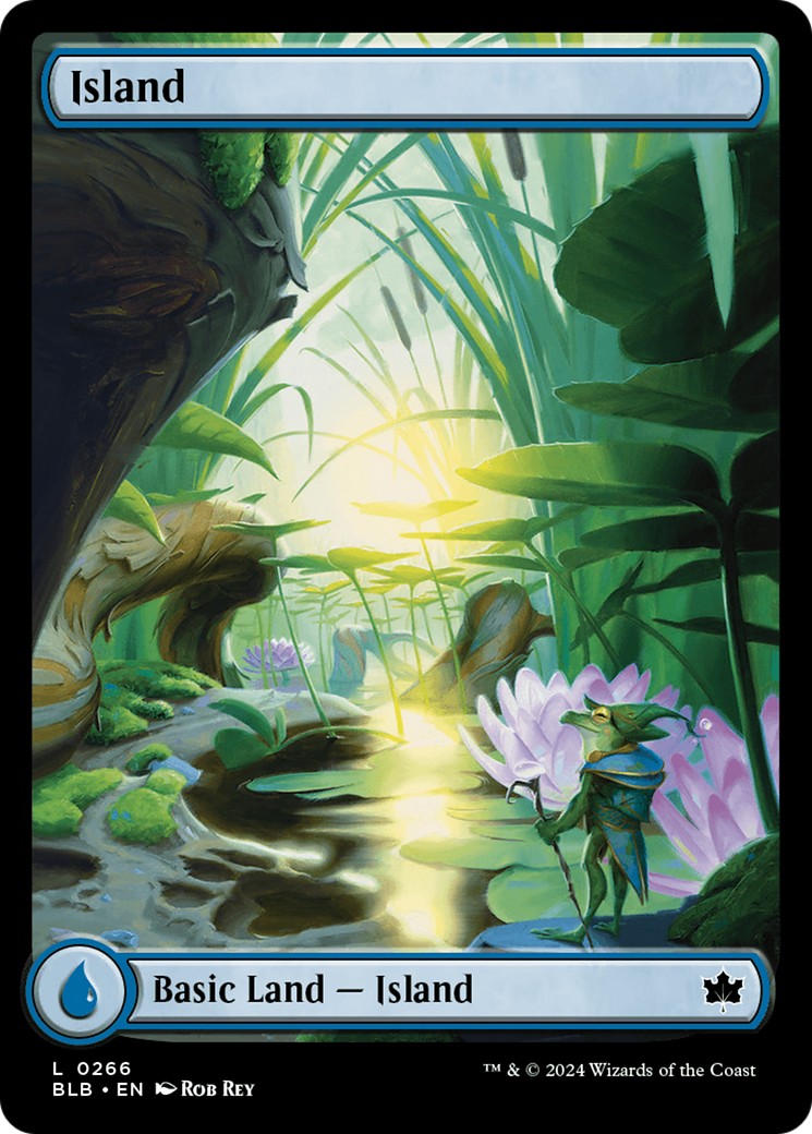 Island (0266) (266) [Bloomburrow] foil - Deck Out Gaming