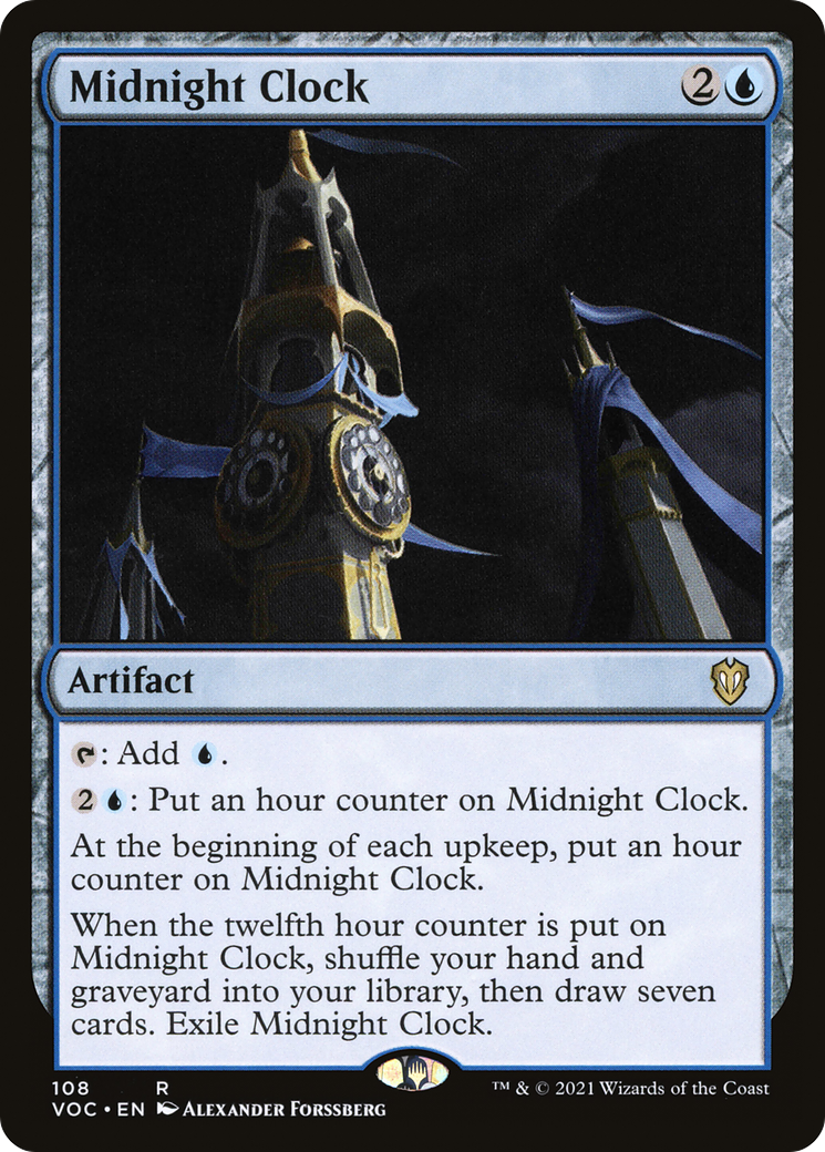 Midnight Clock (108) [Commander: Innistrad: Crimson Vow] - Deck Out Gaming