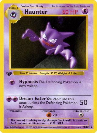 Haunter (29) [Base Set (Shadowless)] 1st Edition - Deck Out Gaming