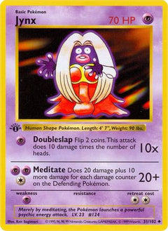 Jynx (31) [Base Set (Shadowless)] Unlimited - Deck Out Gaming
