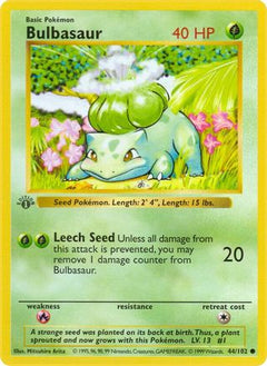 Bulbasaur (44) [Base Set (Shadowless)] Unlimited - Deck Out Gaming