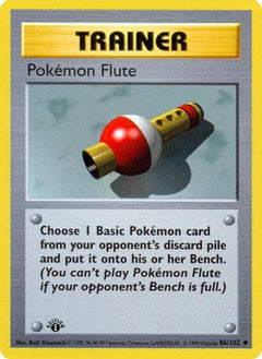 Pokemon Flute (86) [Base Set (Shadowless)] Unlimited - Deck Out Gaming