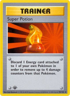 Super Potion (90) [Base Set (Shadowless)] 1st Edition - Deck Out Gaming