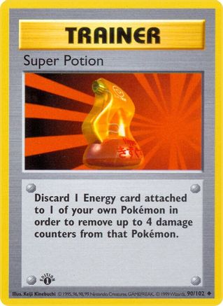 Super Potion (90) [Base Set (Shadowless)] 1st Edition - Deck Out Gaming