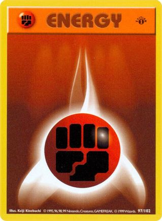 Fighting Energy (97) [Base Set (Shadowless)] 1st Edition - Deck Out Gaming