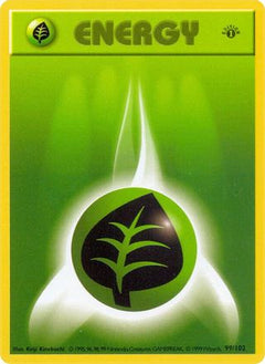 Grass Energy (99) [Base Set (Shadowless)] Unlimited - Deck Out Gaming