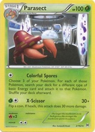 Parasect (2) [XY - BREAKthrough] Reverse Holofoil - Deck Out Gaming