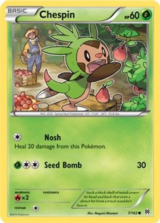 Chespin (7) (7) [XY - BREAKthrough] Reverse Holofoil - Deck Out Gaming