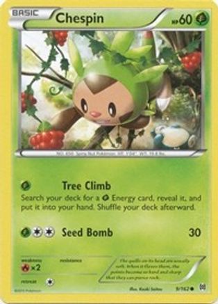 Chespin (9) (9) [XY - BREAKthrough] Reverse Holofoil - Deck Out Gaming