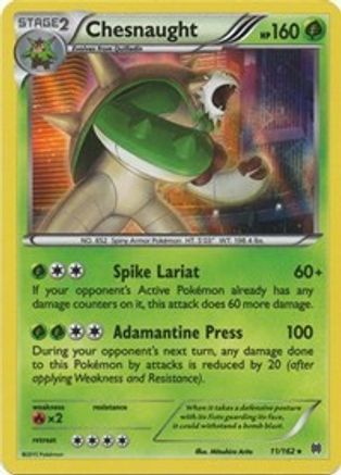 Chesnaught (11) [XY - BREAKthrough] Holofoil - Deck Out Gaming
