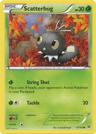 Scatterbug (13) [XY - BREAKthrough] Reverse Holofoil - Deck Out Gaming