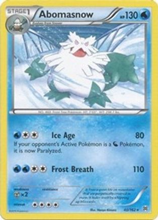 Abomasnow (40) [XY - BREAKthrough] Reverse Holofoil - Deck Out Gaming