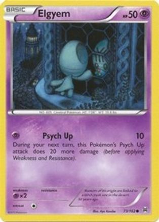 Elgyem (73) [XY - BREAKthrough] Reverse Holofoil - Deck Out Gaming