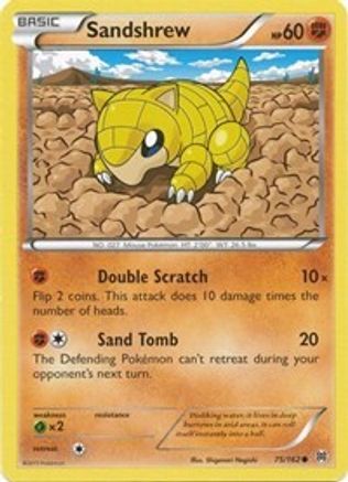 Sandshrew (75) [XY - BREAKthrough] Reverse Holofoil - Deck Out Gaming