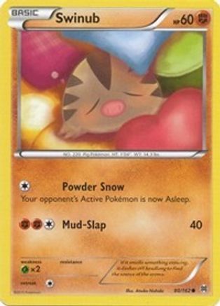 Swinub (80) [XY - BREAKthrough] Reverse Holofoil - Deck Out Gaming