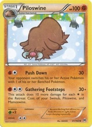 Piloswine (81) [XY - BREAKthrough] Reverse Holofoil - Deck Out Gaming