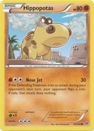 Hippopotas (83) [XY - BREAKthrough] - Deck Out Gaming