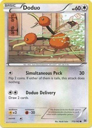 Doduo (115) (115) [XY - BREAKthrough] Reverse Holofoil - Deck Out Gaming