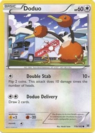 Doduo (116) (116) [XY - BREAKthrough] Reverse Holofoil - Deck Out Gaming