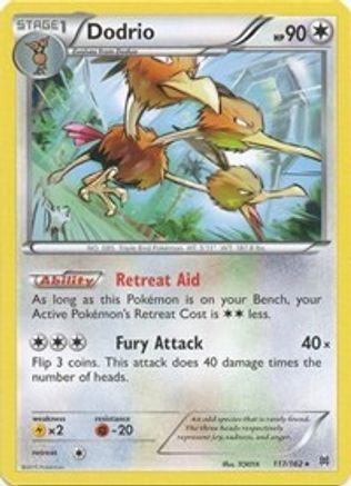 Dodrio (117) [XY - BREAKthrough] Reverse Holofoil - Deck Out Gaming