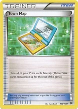 Town Map (150) [XY - BREAKthrough] - Deck Out Gaming