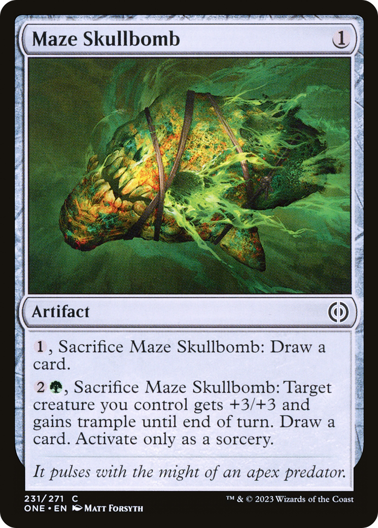 Maze Skullbomb (231) [Phyrexia: All Will Be One]