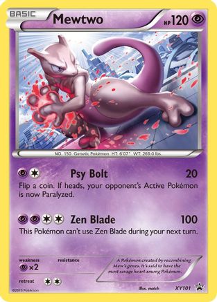 Mewtwo - XY101 (XY101) [XY Promos] Holofoil - Deck Out Gaming