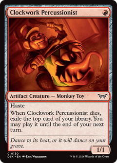 Clockwork Percussionist (0130) (130) [Duskmourn: House of Horror] - Deck Out Gaming